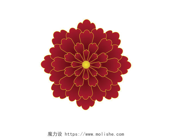 红色花朵 中国风花朵  花朵  适量花朵  花2022年花花元素